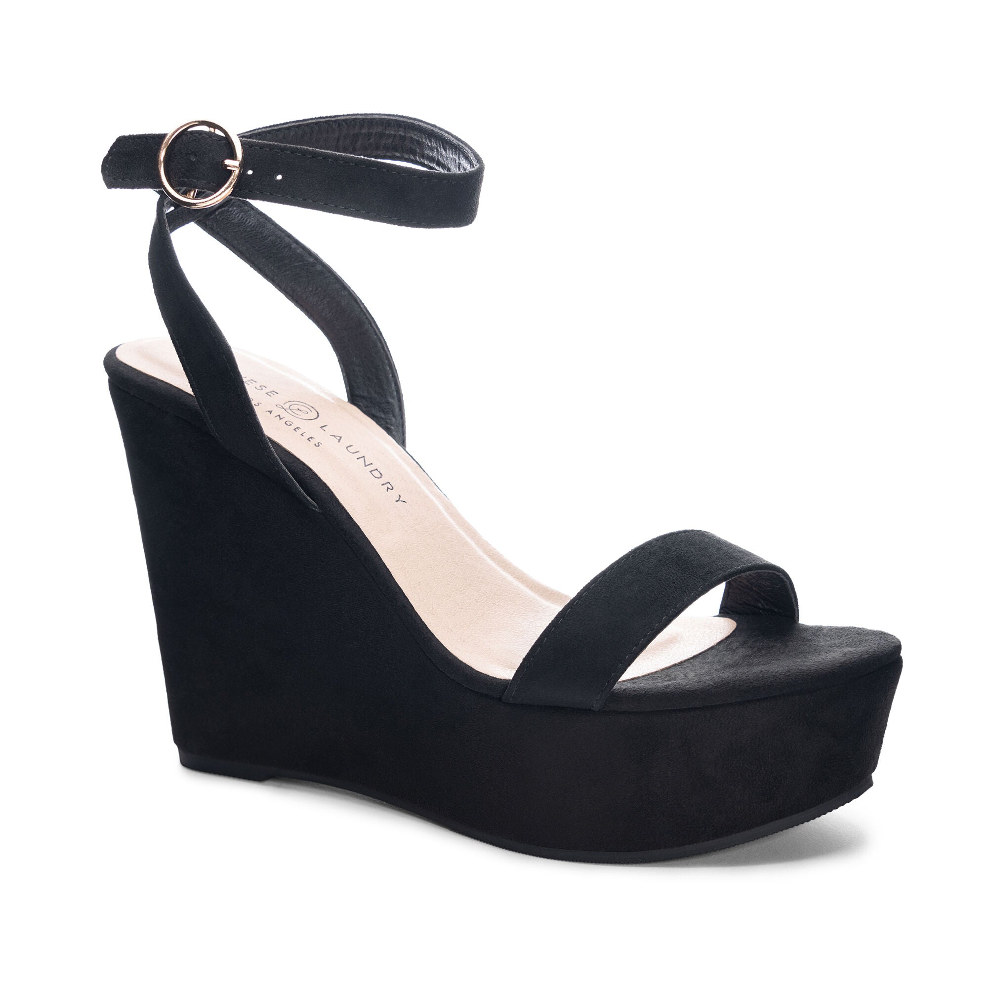 Chinese laundry black wedges online