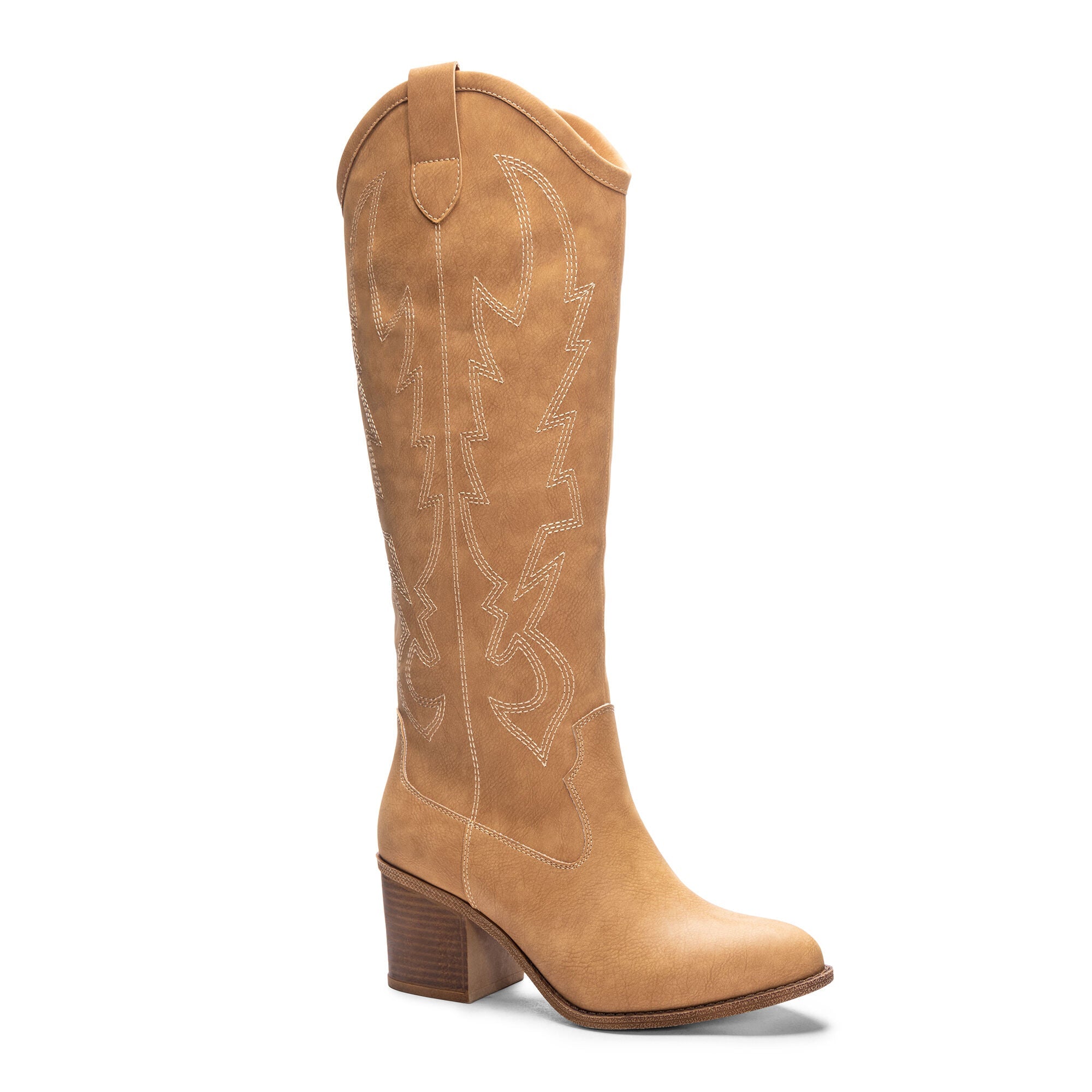 【U LAN】Premium Linen Western Boots Buy Neutral Standard/Wide Fit Leather Ankle Cowboy Boots