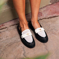 Paiinted Slingback Flat