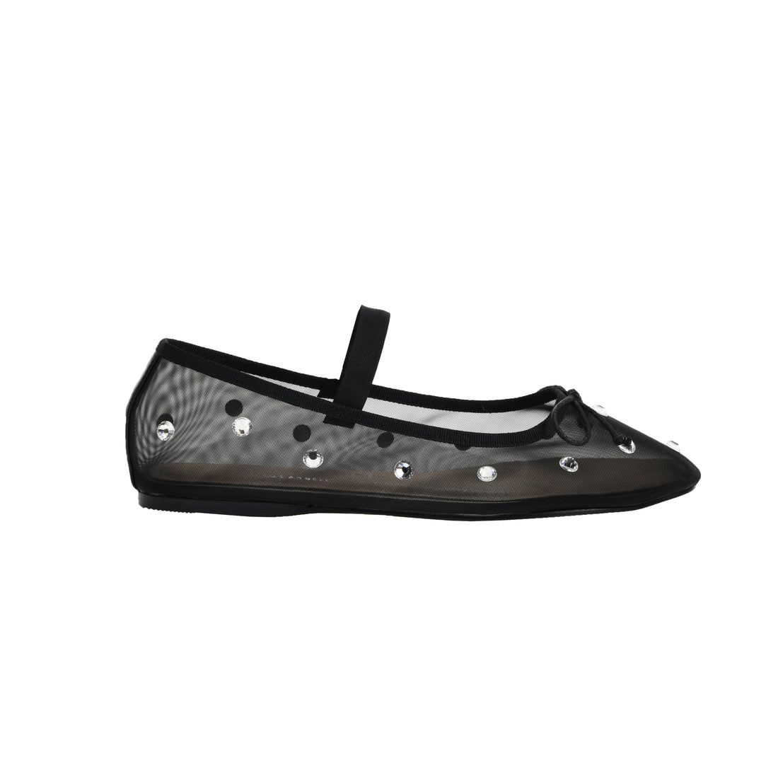 Adette Stone-Mesh Flat