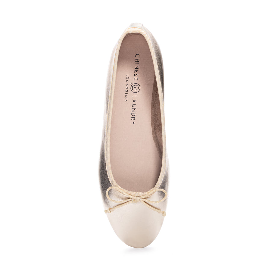 Chinese Laundry Audrey Ballet Flat Gold