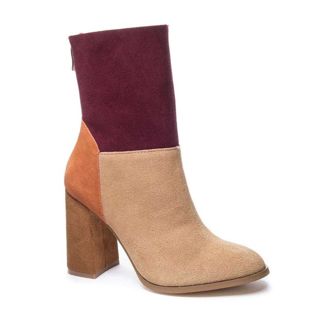 Color block boots hotsell