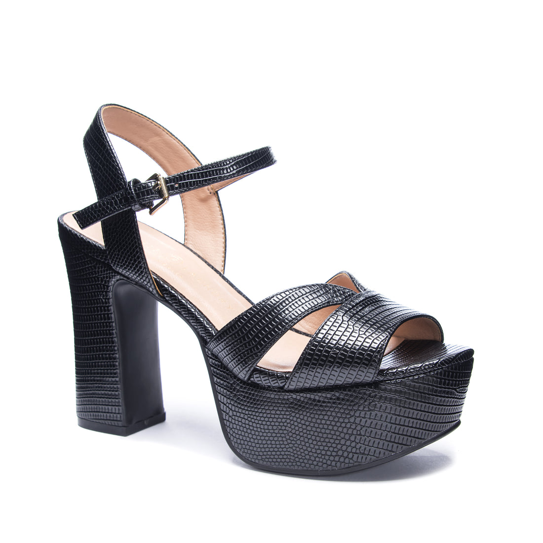 Daydreamer Lizard Platform Sandal