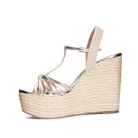 Evie Metallic Wedge