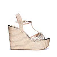 Evie Metallic Wedge