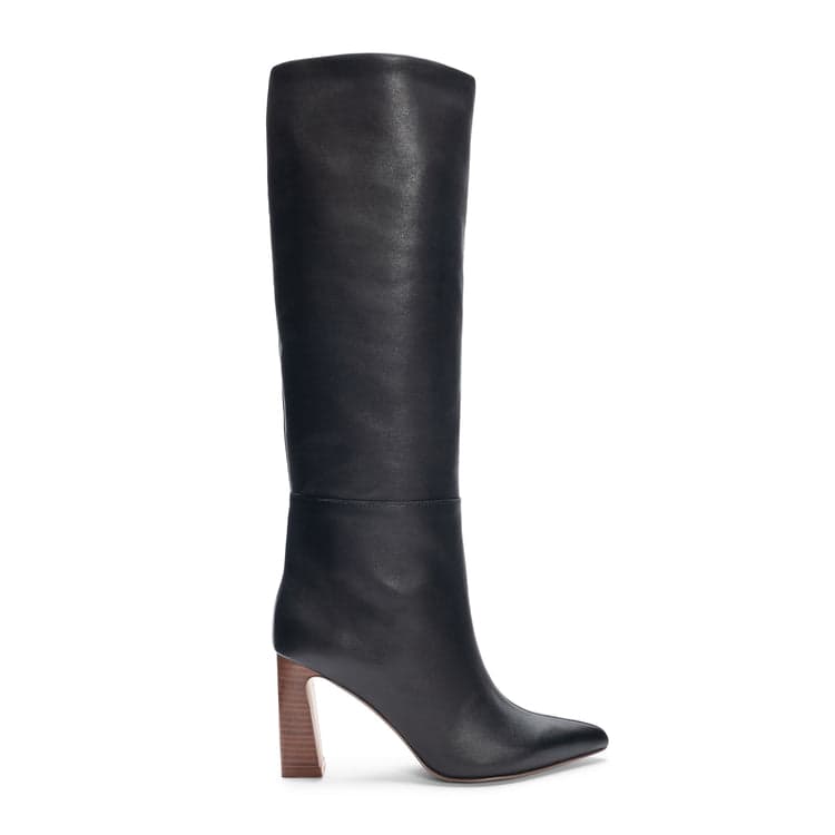 Kate Botta Black Leather Over The Knee Stiletto Over The Knee Boots With  Pointed Toes And Side Zip For Women Luxury Designer Footwear From  Shoesluxurydesigners, $149.71 | DHgate.Com