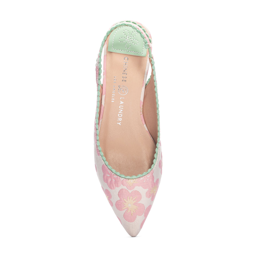 Mango Retro Slingback Pump