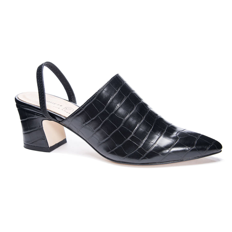 Black hotsell slingback mules