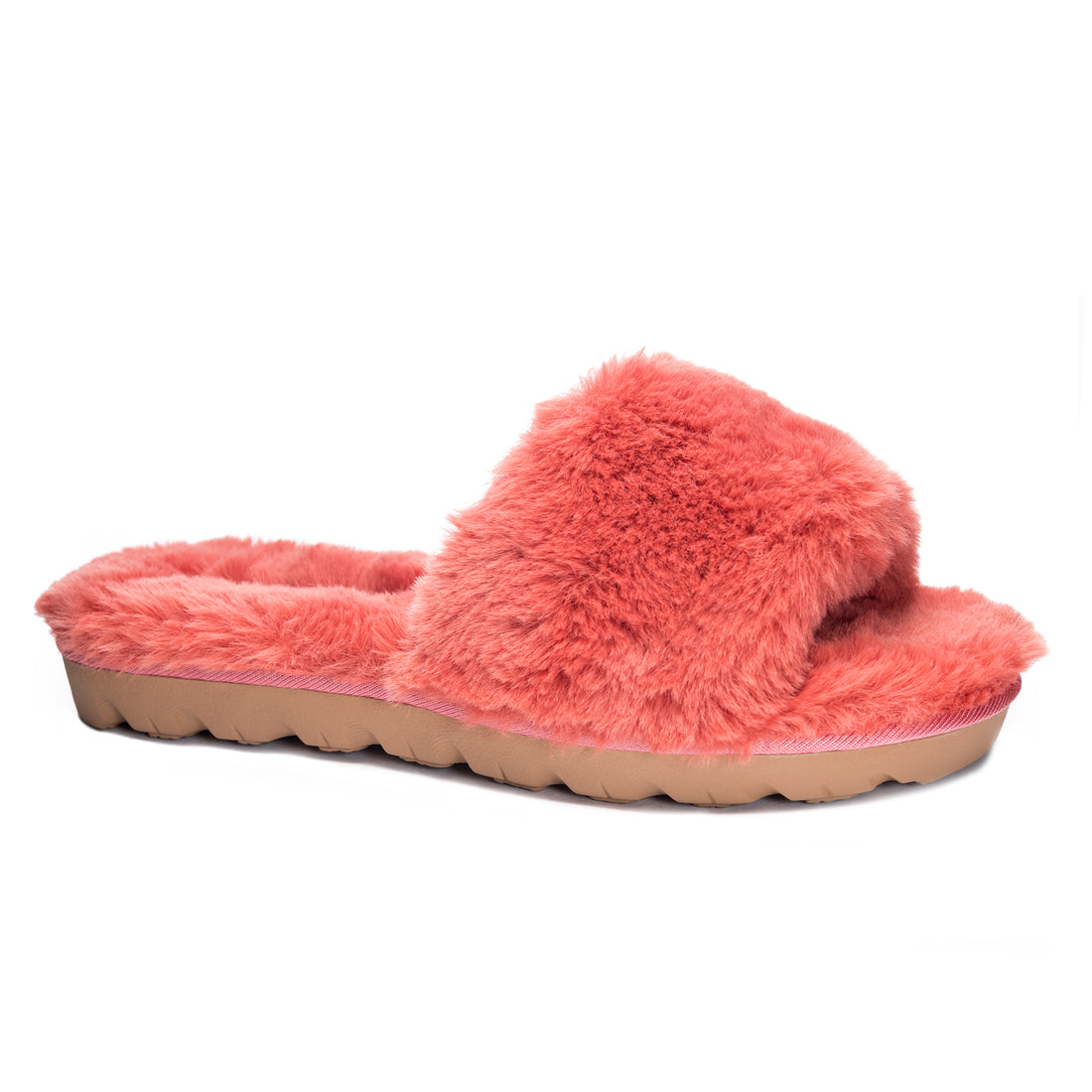 Rally Faux Fur Slide