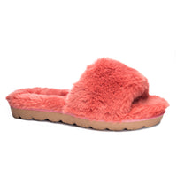 Rally Faux Fur Slide