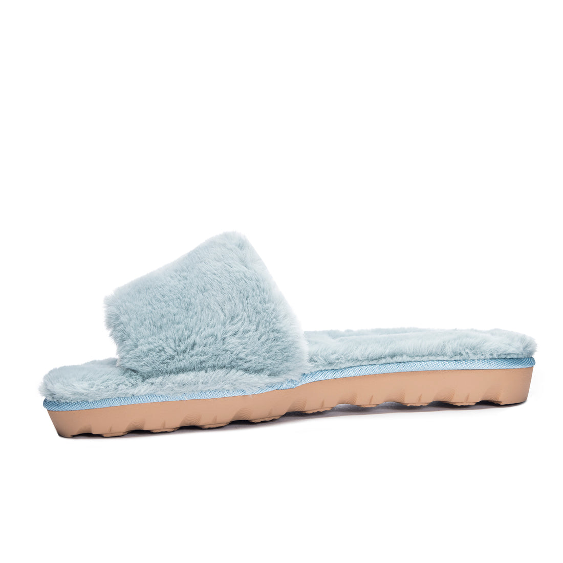 Rally Faux Fur Slide