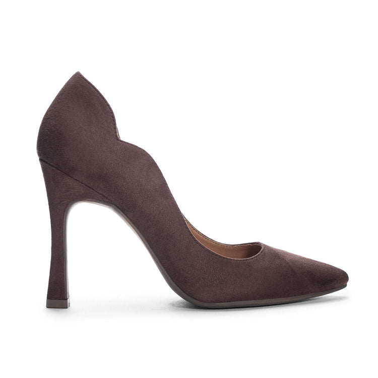 Dark brown hotsell pump heels