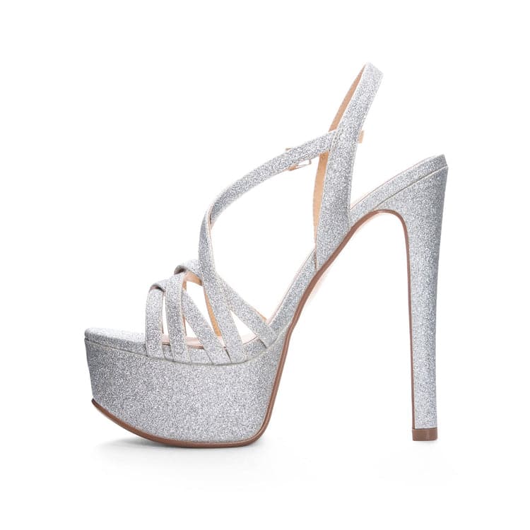 Glitter Platform Heels | boohoo AU