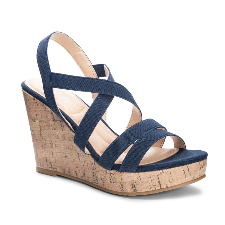 Chinese laundry sales cork wedges