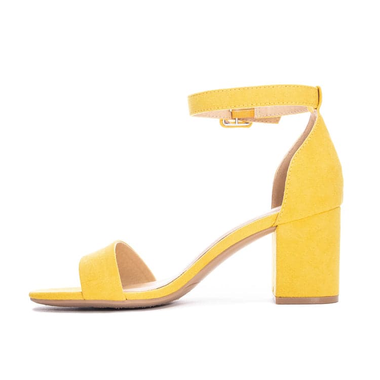 Buy Yellow Heeled Sandals for Women by COMFORT TOES Online | Ajio.com