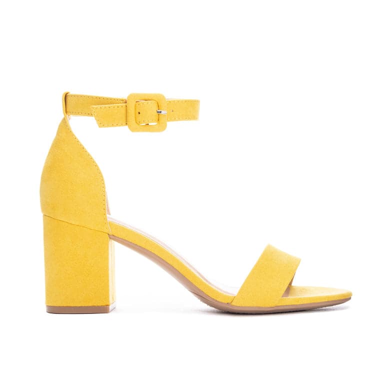 Buy Yellow Heeled Sandals for Women by ELLE Online | Ajio.com
