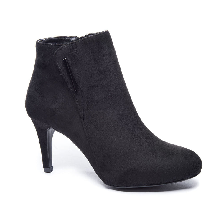 Nisha Suede Heeled Bootie | Chinese Laundry