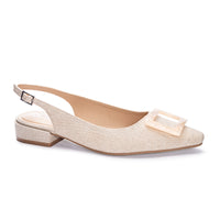 Sweetie Linen Slingback