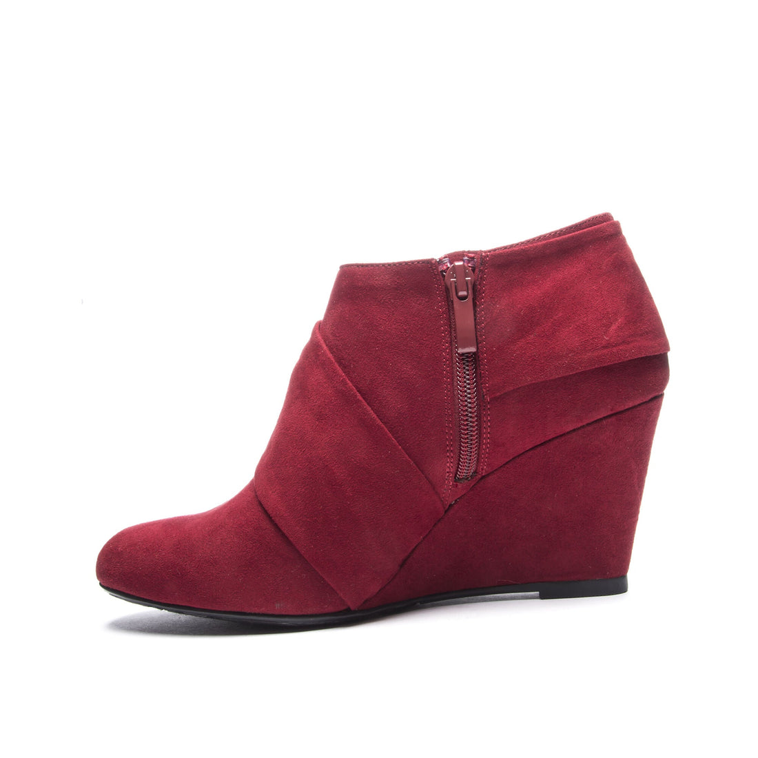 CL by Chinese Laundry Women s Viveca Wedge Ankle Booties Red