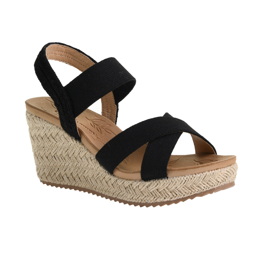 Key Word Espadrille Wedge Sandal