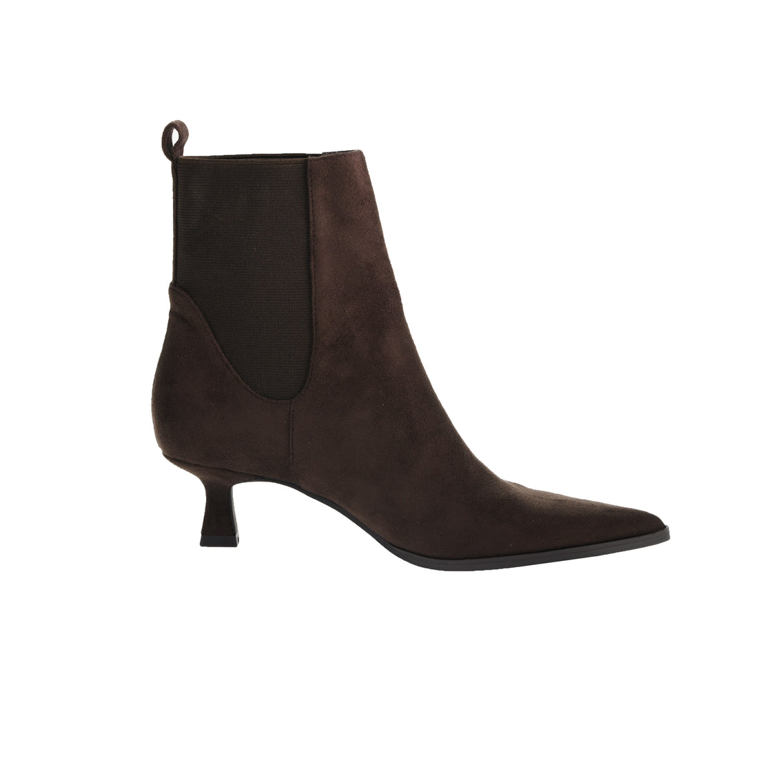 Kitten heel brown boots hotsell