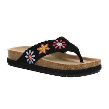 Tigerlily Crochet Thong Sandal