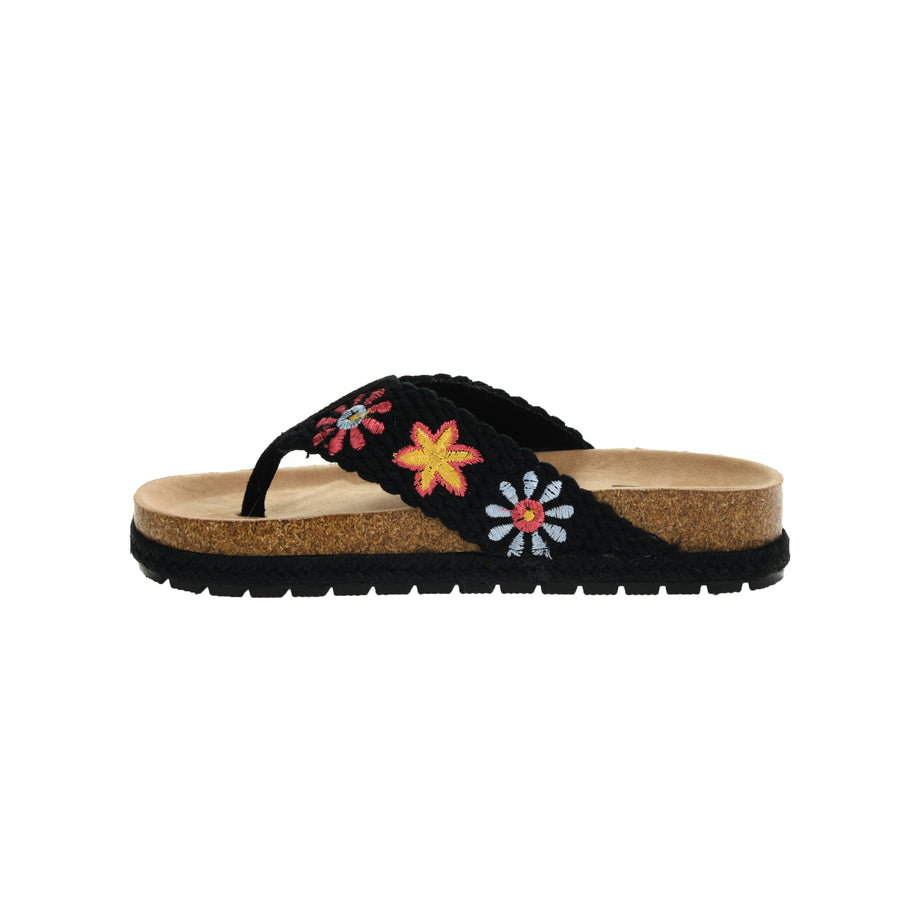 Tigerlily Crochet Thong Sandal