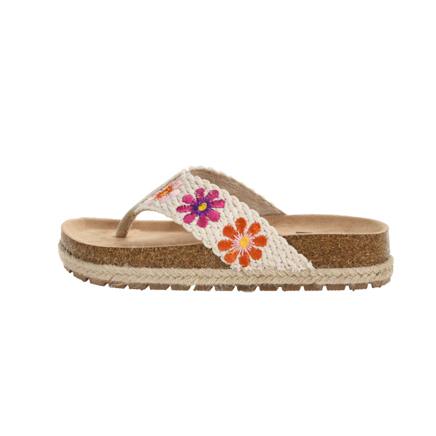 Tigerlily Crochet Thong Sandal