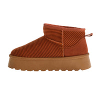 Yarroh Corduroy Mini boot